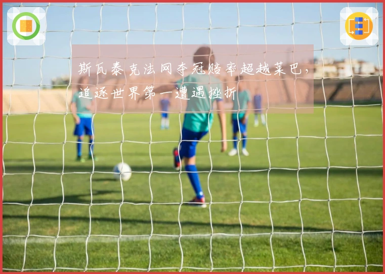 斯瓦泰克法网夺冠赔率超越莱巴，追逐世界第一遭遇挫折